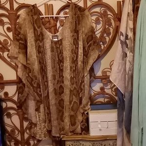 Euc Snakeskin print dress